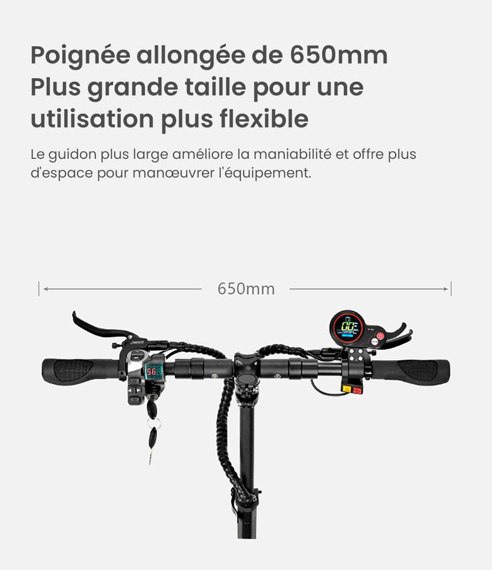 Trottinette électrique BOYUEDA S3-11, moteur 2*3000W, batterie 60V 38AH, pneu 11 pouces, vitesse maximale 85km/h, autonomie 120km, freins à disque hydrauliques doubles, amortisseur hydraulique, écran LCD