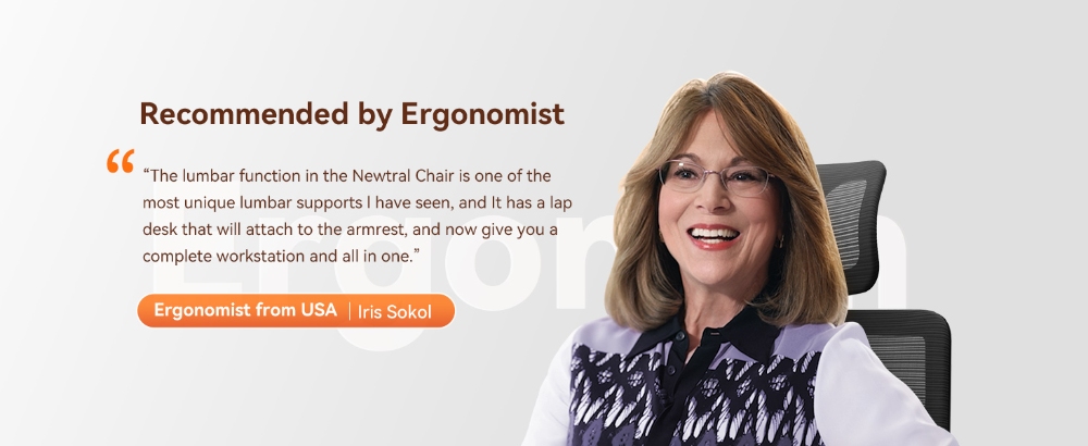 NEWTRAL MAGICH003 ergonomikus szék levehető munkaállomás asztallappal (továbbfejlesztett), automatikusan követő háttámla, adaptív alsó háttámla, állítható fejtámla ülésmélység, 3D kartámasz, 3 pozíció rögzítése