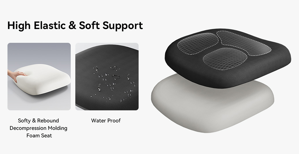 NEWTRAL MAGICH003 Ergonomic Chair, Auto-Following Backrest, Adaptive Lower Back Support, Adjustable Headrest Seat Depth, 3D Armrest Recliner, 3 Positions to Lock