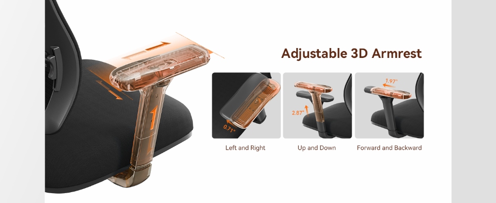 NEWTRAL MAGICH003 ergonomikus szék levehető munkaállomás asztallappal (továbbfejlesztett), automatikusan követő háttámla, adaptív alsó háttámla, állítható fejtámla ülésmélység, 3D kartámasz, 3 pozíció rögzítése