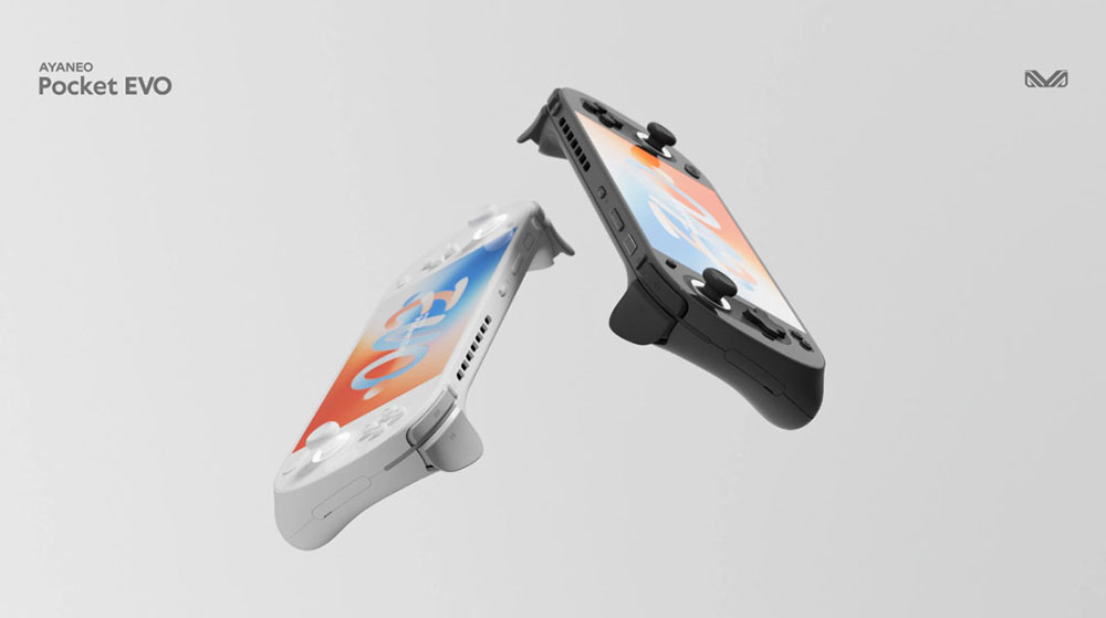 AYANEO Pocket EVO Android 13 Handheld Game Console, 7 inch 1080P OLED 165Hz Screen, Qualcomm Snapdragon G3x Gen 2 Gaming Platform, 12GB LPDDR5X RAM 256GB UFS 4.0 Storage, RGB Hall Joystick & Linear Hall Trigger, 8600mAh Battery - White