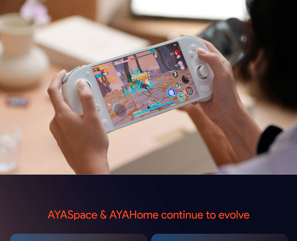 AYANEO Pocket EVO Android 13 Handheld Game Console, 7 inch 1080P OLED 165Hz Screen, Qualcomm Snapdragon G3x Gen 2 Gaming Platform, 12GB LPDDR5X RAM 256GB UFS 4.0 Storage, RGB Hall Joystick & Linear Hall Trigger, 8600mAh Battery - White