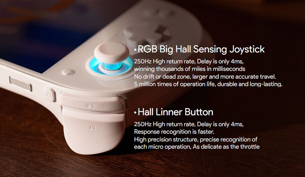 AYANEO Pocket EVO Android 13 Handheld Game Console, 7 inch 1080P OLED 165Hz Screen, Qualcomm Snapdragon G3x Gen 2 Gaming Platform, 16GB LPDDR5X RAM 1TB UFS 4.0 Storage, RGB Hall Joystick & Linear Hall Trigger, 8600mAh Battery - Black