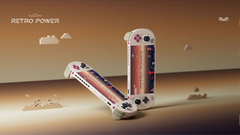 AYANEO Pocket EVO Android 13 Handheld Game Console, 7 inch 1080P OLED 165Hz Screen, Qualcomm Snapdragon G3x Gen 2 Gaming Platform, 8GB LPDDR5X RAM 128GB UFS 3.1 Storage, RGB Hall Joystick & Linear Hall Trigger, 8600mAh Battery - White