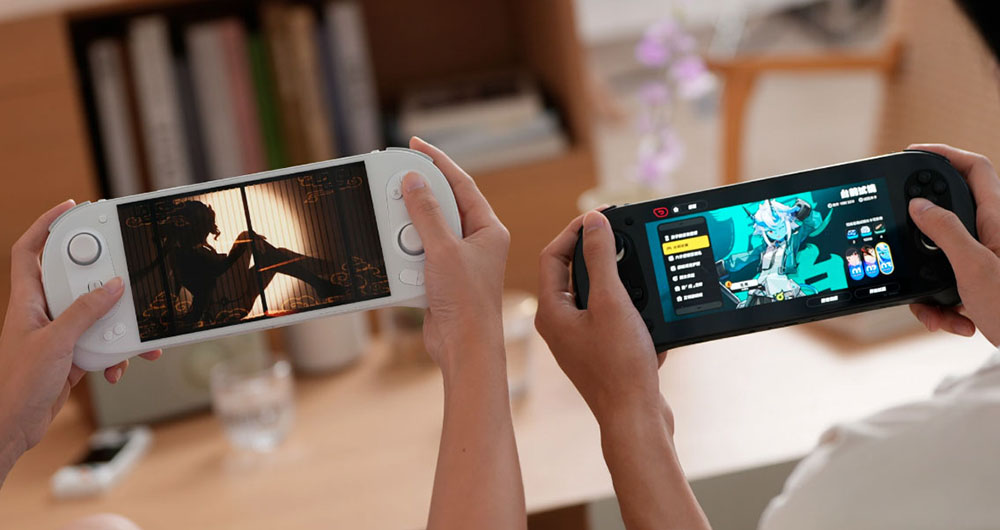 AYANEO Pocket EVO Android 13 Handheld Game Console, 7 inch 1080P OLED 165Hz Screen, Qualcomm Snapdragon G3x Gen 2 Gaming Platform, 8GB LPDDR5X RAM 128GB UFS 3.1 Storage, RGB Hall Joystick & Linear Hall Trigger, 8600mAh Battery - White