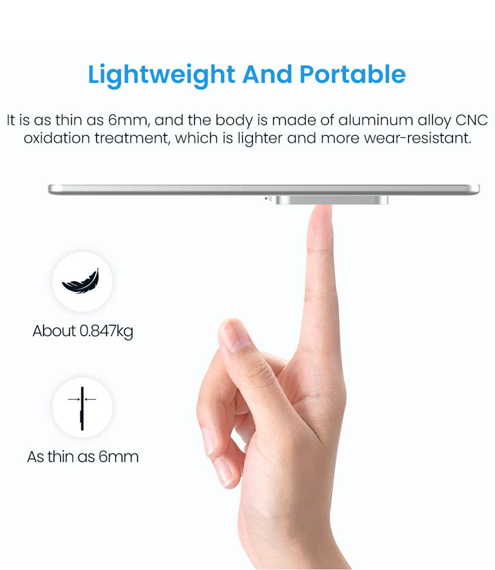 AOSIMAN 161FIJ 16.1 inch Portable Screen, 1920*1080 IPS Screen, 60Hz Refresh Rate, 100% sRGB, 1000:1 Contrast, 178° Viewing Angle