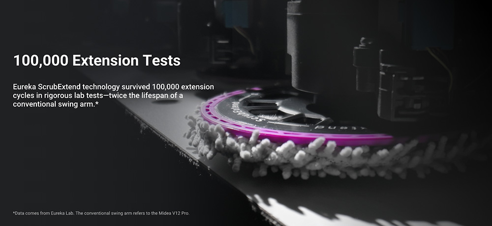 Eureka J15 Pro Ultra Robot Aspirateur et Laveur avec Base d'Auto-vidange, Aspiration 16.200Pa, Lavage à Eau Chaude & Séchage à l'Air, Anti-Enchevêtrement, Évitement d'Obstacles par IA, Noir