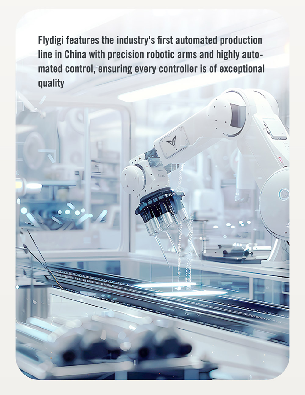 Flydigi Dune Fox Gaming Controller, Hall Effect Joystick & Trigger, 3 Modes Connection, Compatible with PC / Switch / Mobile