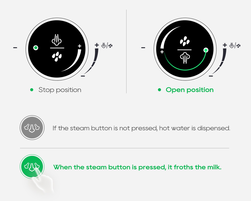 HiBREW H10B Semi-Automatic Espresso Coffee Machine 20Bar Professional with Adjustable Temperature & Cup Volume 51mm Aluminum Portafilter 1.3L Removable Water Tank Beige