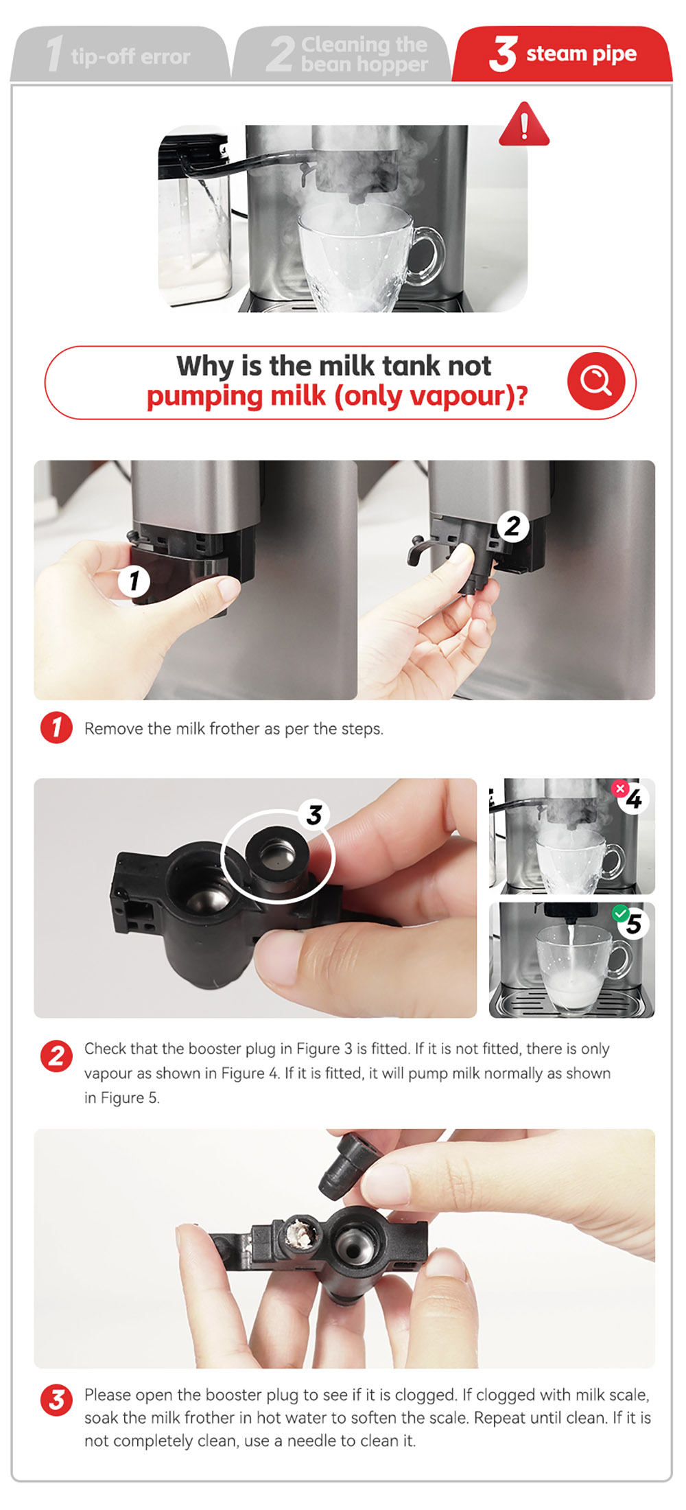 HiBREW H16 Machine à Espresso Automatique avec Moulin, Extraction 20Bar, Ecran Tactile 4.3inch, Réservoir à Lait amovible 1.5L