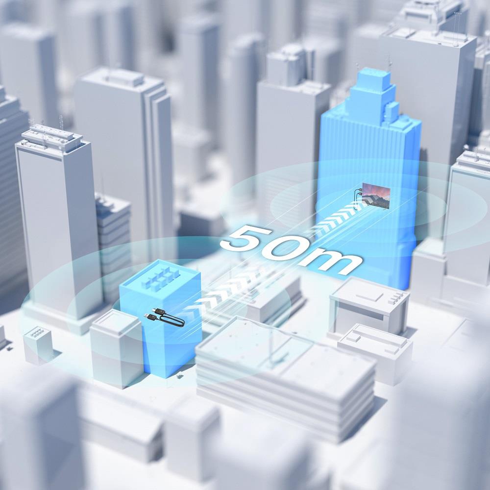 MINIX H1 Wireless 1080P HDMI Dongle Display Adapter, 165ft Transmission