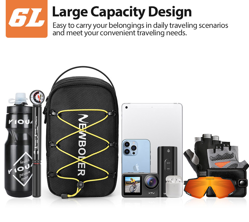 NEWBOLER BAG014 6L Electric Scooter Bag with 3 Drawstrings - Quick Disassembly Type