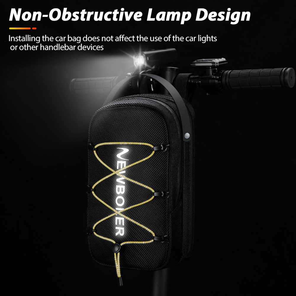 NEWBOLER BAG015 6L Electric Scooter Bag with 3 Drawstrings - Hook and Loop Type