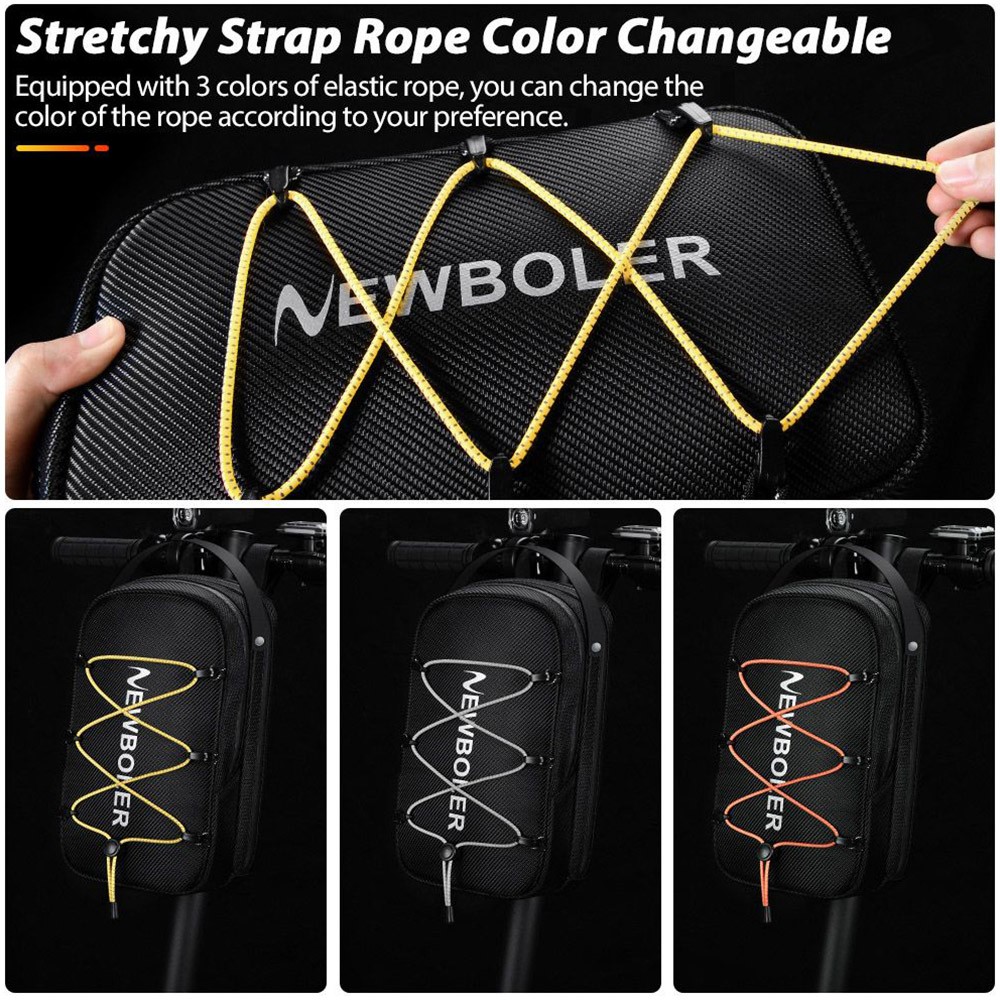 NEWBOLER BAG015 6L Electric Scooter Bag with 3 Drawstrings - Hook and Loop Type