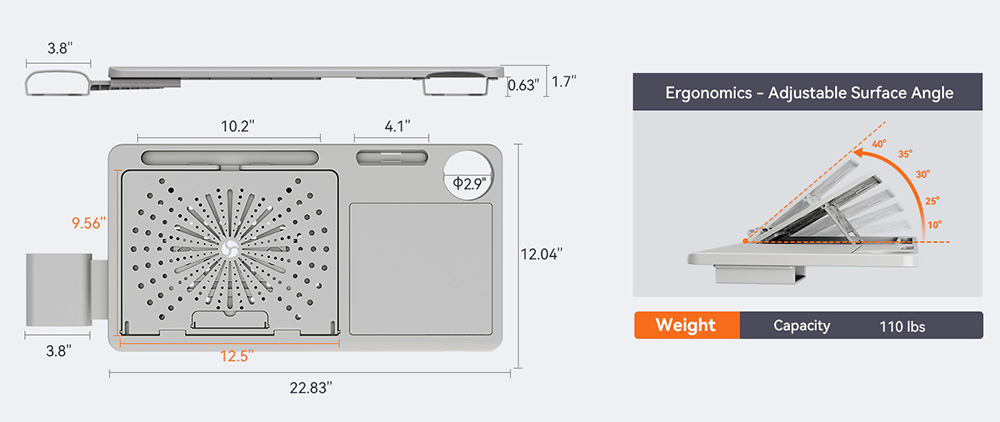 NEWTRAL MAGICH003 Ergonomischer Bürostuhl, automatisch mitlaufende Rückenlehne, adaptive Unterstützung des unteren Rückens, verstellbare Kopfstütze, grau