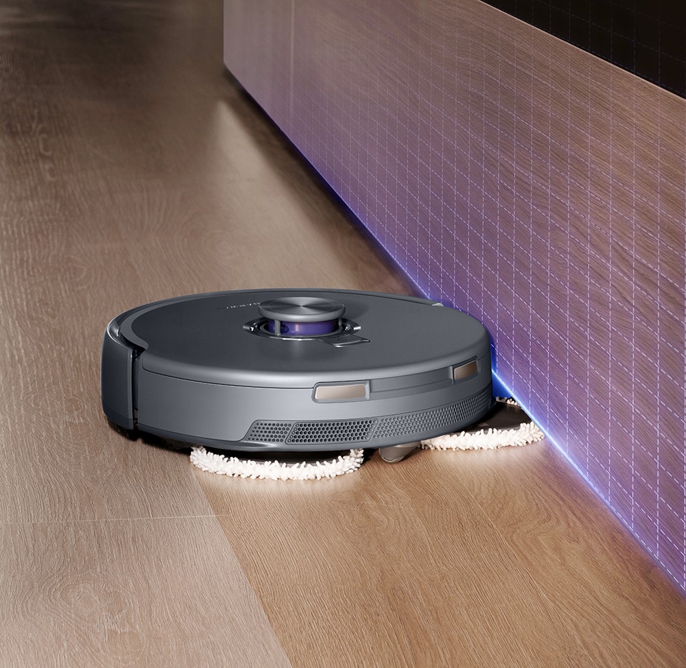Narwal Freo Z10 Ultra Robot Vacuum with Self-emptying Base Station, 18,000Pa Suction, AI Vision, DirtSense Technology, Tangle-free Brush, 45-75°C Hot Water Wash, LDS Navigation, 8N Mopping, Gray