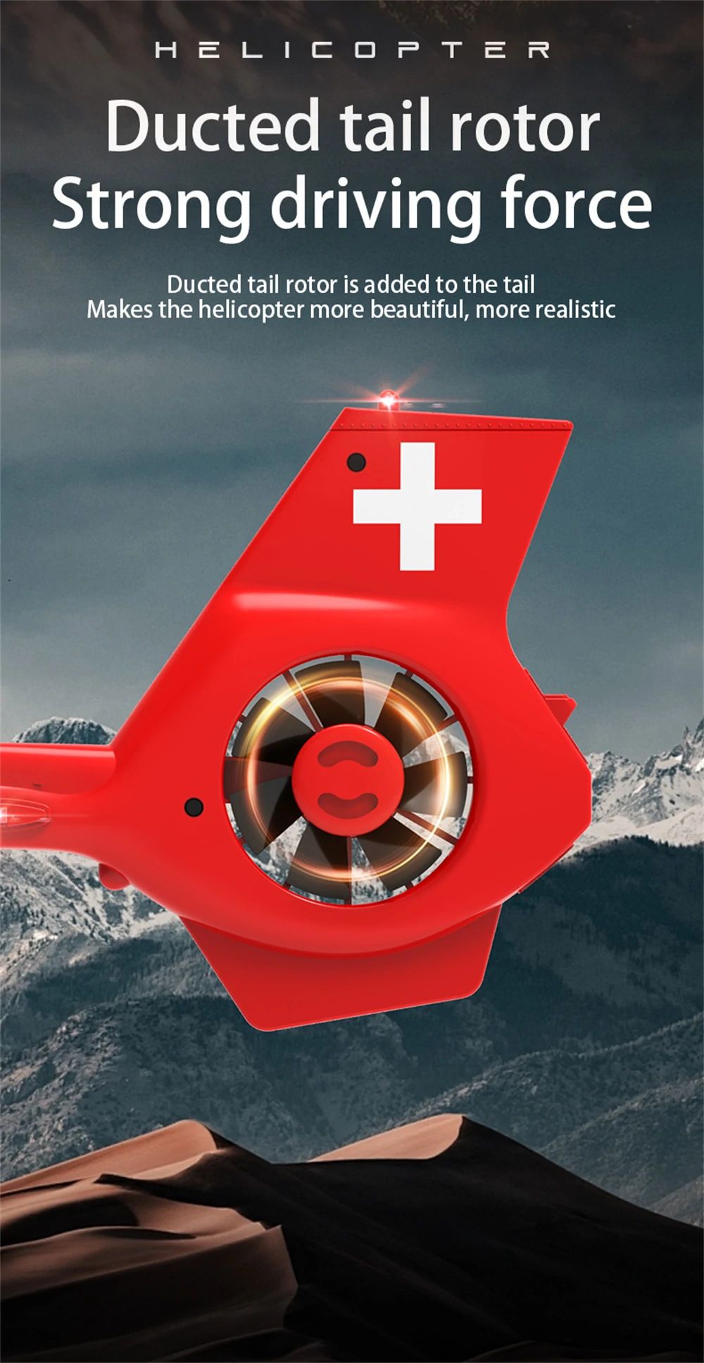 RC ERA C190 H145 150 Size Gyro Stabilized RC Helicopter - Red