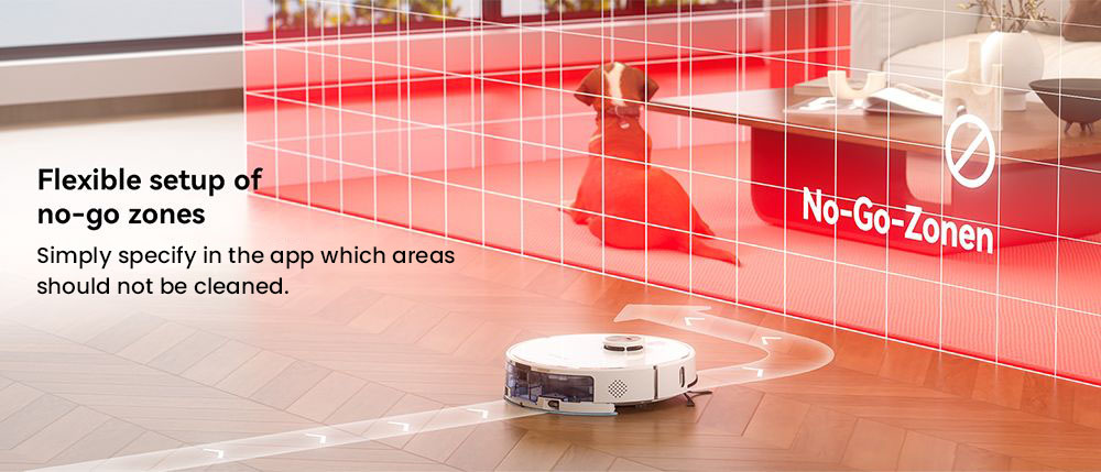 Tesvor S8 Max Robot Vacuum Cleaner, 3-in-1 Vacuum/Sweep/Mop, 8000Pa Super Suction, Up to 180min Runtime, Self-emptying, 2.5L Large Dust Bag, Remote/APP Control, LiDAR Navigation