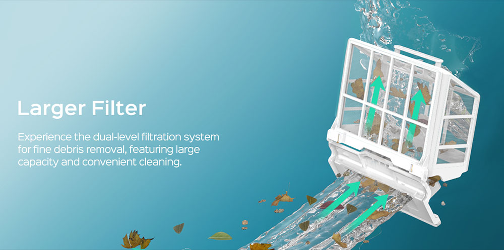 WYBOT C1 Kabelloser Roboter-Poolreiniger, 150Min. Laufzeit, Wandklettern, intelligente Routenplanung, APP-Steuerung, für Pools bis 150 m², Graugrün