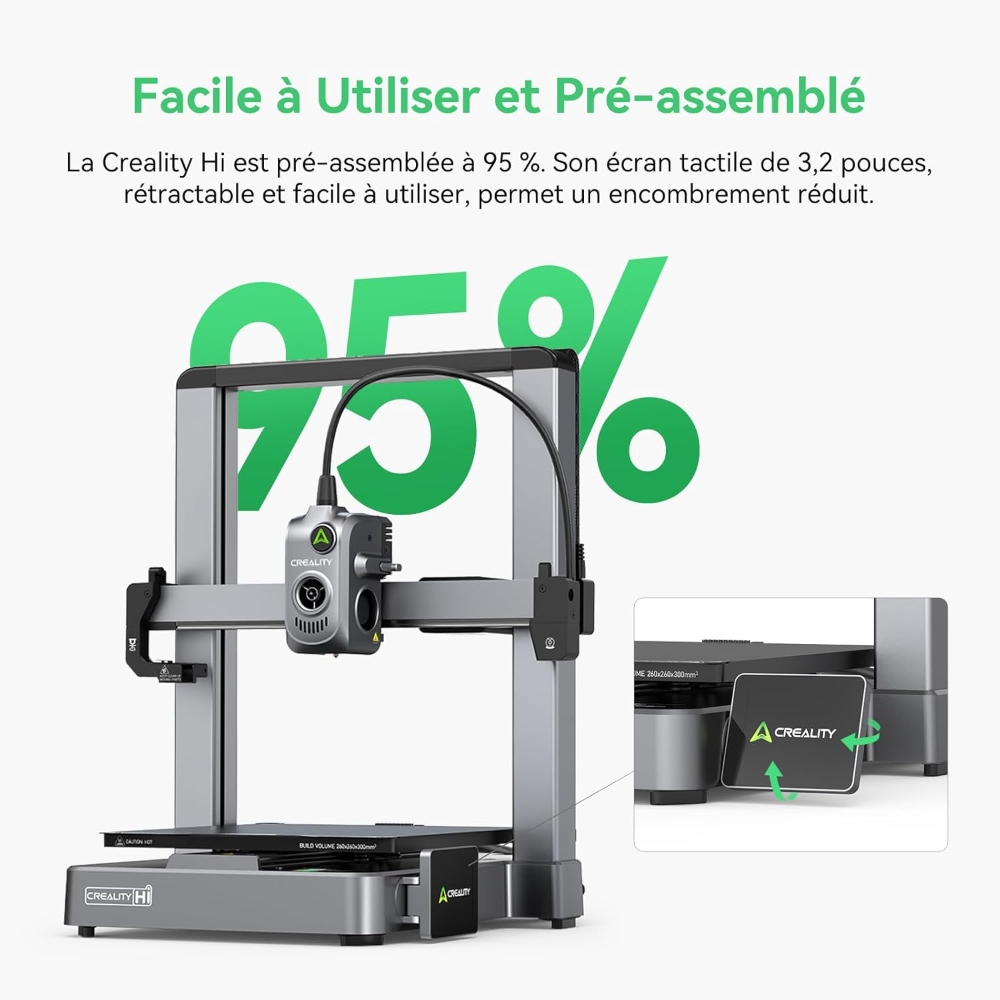 Creality Hi Combo Imprimante 3D + 4kg Pantone PLA