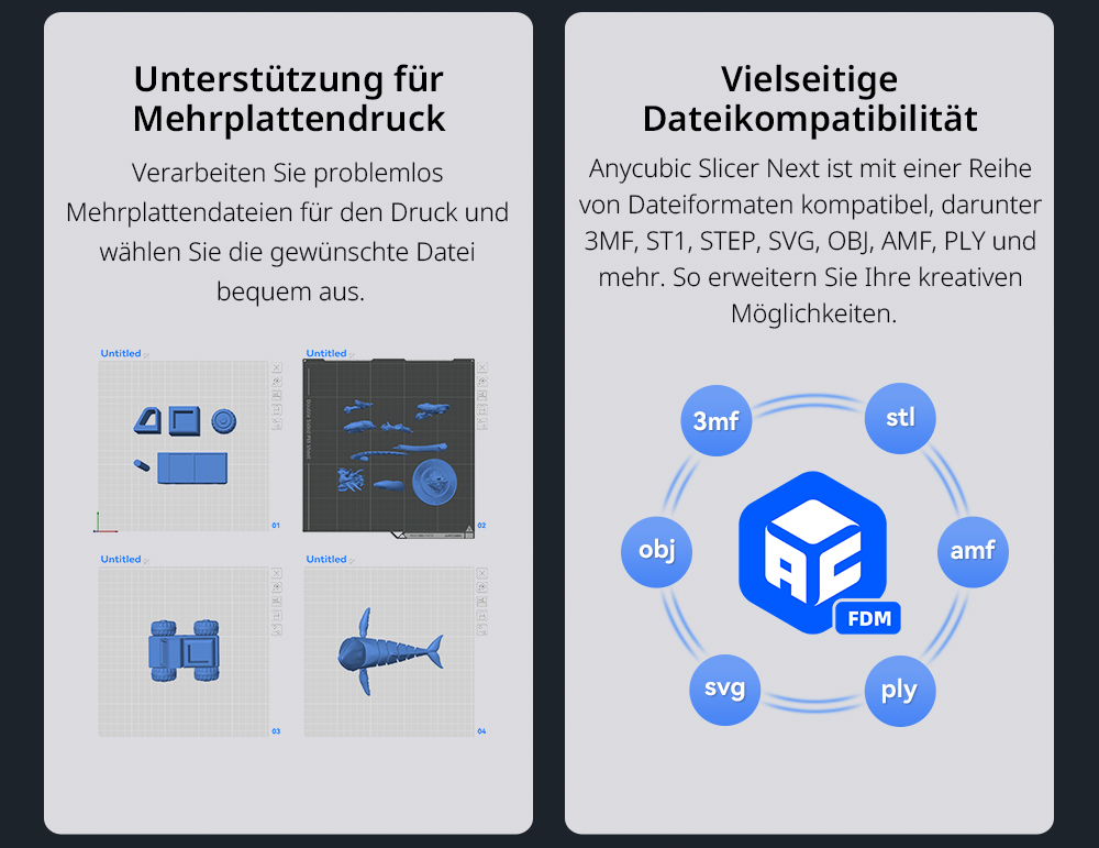 Anycubic Kobra 3 Max Combo 3D-Drucker, bis zu 8-Farben-Druck, ACE Pro Color Engine, 600 mm/s Hochgeschwindigkeitsdruck, automatische Nivellierung und Anti-Step-Lost, 420 x 420 x 500 mm