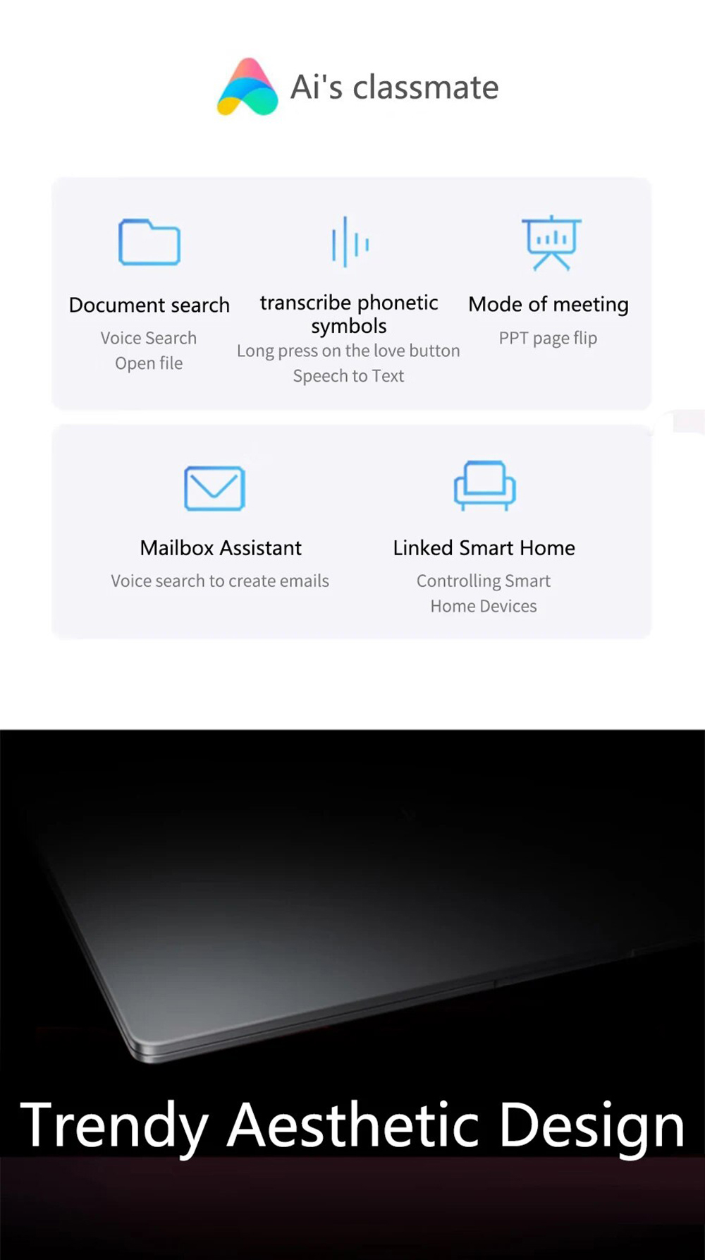 Redmi Book 14 Laptop Chinese Version, Intel Core i5-13500H 12 Cores 4.7GHz, 14'' Screen, 16GB RAM 512GB SSD, WiFi 6 Bluetooth 5.2, 56Wh Battery USB-C Fast Charging, Backlight Keyboard, 1*USB-A2.0 2*USB-A3.2 1*USB-C 1*HDMI 2.1 1*Headphone Jack - Grey