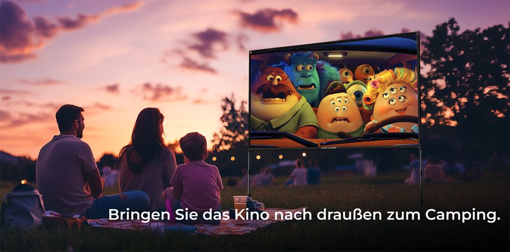 Ultimea Photon E-ALR 120 Zoll Projektionsleinwand mit Ständer