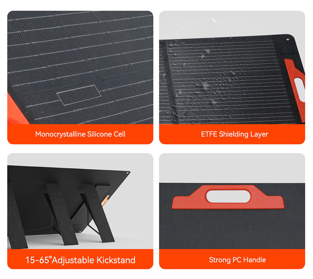 Blackview Oscal PowerMax 3600 Rugged Power Station + PM200 Pro 200W Solar Panel, 3600Wh to 57600Wh LiFePO4 Battery, 14 Outlets, 5 LED Light Modes, Morse Code Signal