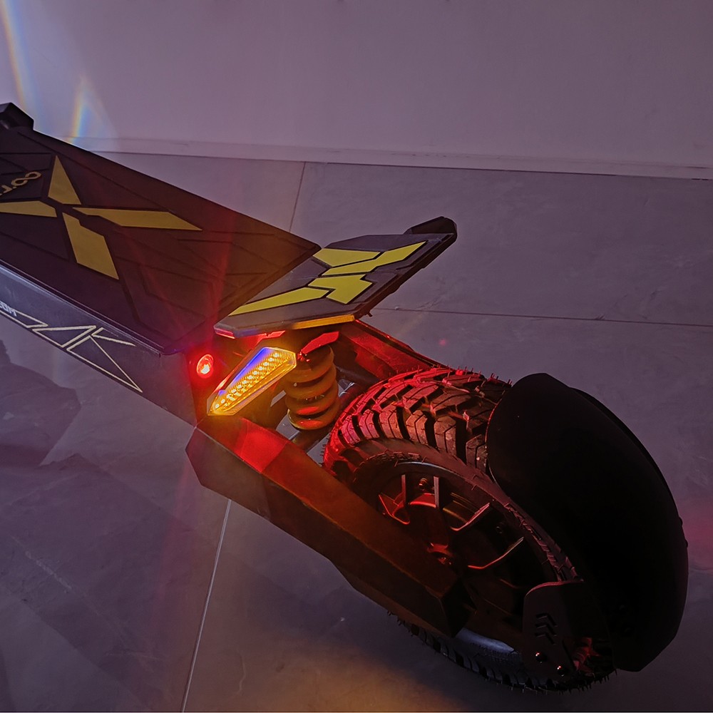 OOTD T10 Electric Scooter, 500W Motor, 48V 13AH Battery, 11 inch Vacuum Tires, 50km/h Max Speed, 45km Range, Front & Rear Disc Brakes, Front & Rear Spring Shock Absorber