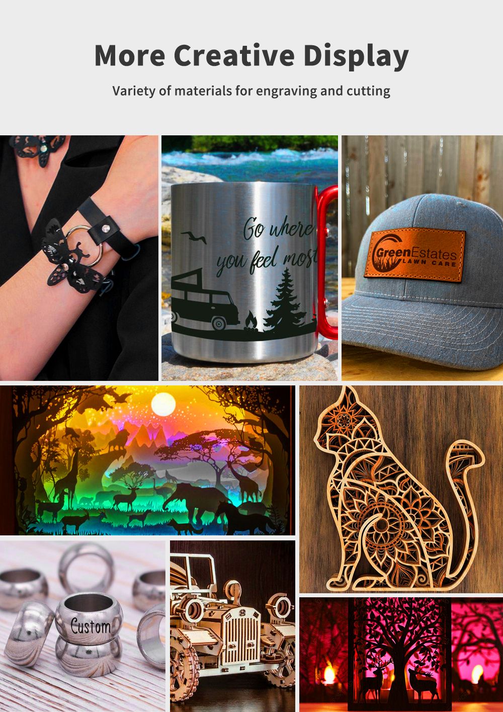 TWO TREES TTS-55 Pro 5.5W Laser Engraver, LD+FAC+C-Lens, 32-bit Mainboard, 0.08*0.08mm Compressed Spot, 0.1mm Precision, 30,000mm/min Engraving Speed, 300*300mm - EU Plug