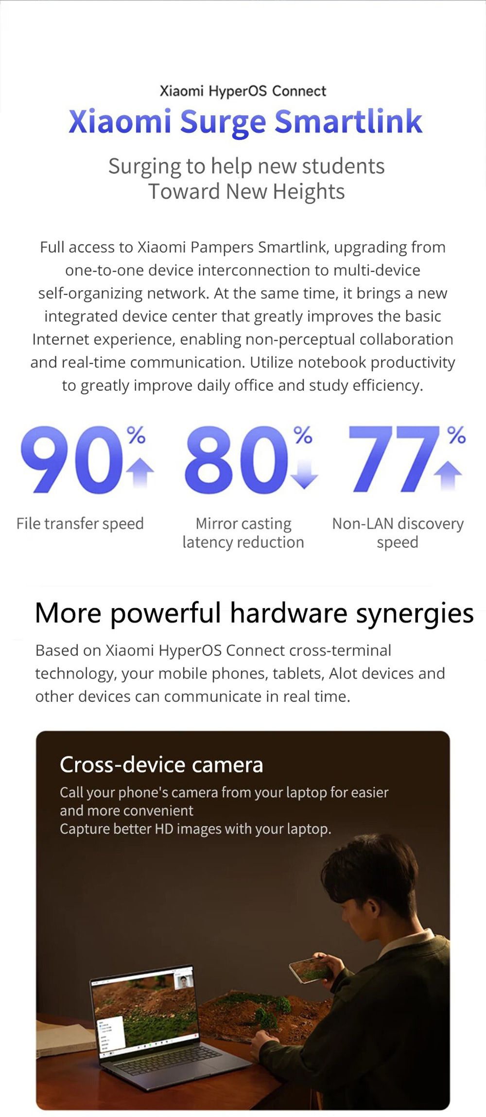 Redmi Book 14 Laptop Chinese Version, 14-inch, Intel Core i5-13500H 12 Cores 4.7GHz, 16GB RAM 512GB SSD, WiFi 6 Bluetooth 5.2, 56Wh Battery USB-C Fast Charging, 1*USB-A2.0 2*USB-A3.2 1*USB-C 1*HDMI 2.1 1*Headphone Jack, Backlight Keyboard - Silver