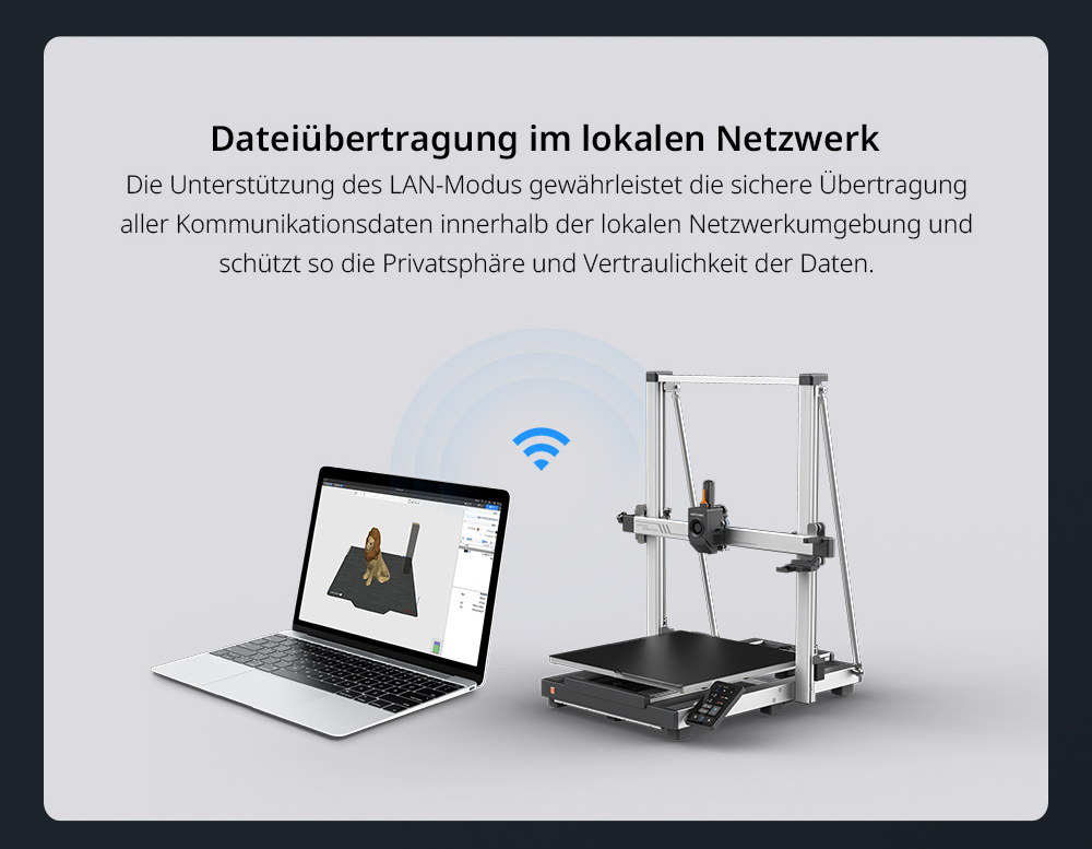 Anycubic Kobra 3 Max Combo 3D-Drucker, bis zu 8-Farben-Druck, ACE Pro Color Engine, 600 mm/s Hochgeschwindigkeitsdruck, automatische Nivellierung und Anti-Step-Lost, 420 x 420 x 500 mm