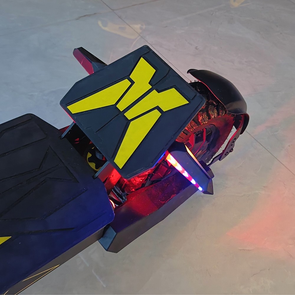 OOTD T10 Electric Scooter, 500W Motor, 48V 13AH Battery, 11 inch Vacuum Tires, 50km/h Max Speed, 45km Range, Front & Rear Disc Brakes, Front & Rear Spring Shock Absorber