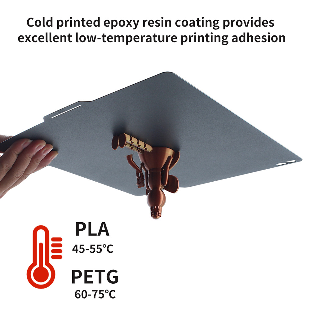FYSETC CryoNix Build Plate, Double-sided, Low Temperature, 258x276mm, for Bambu Lab X1 P1 A1