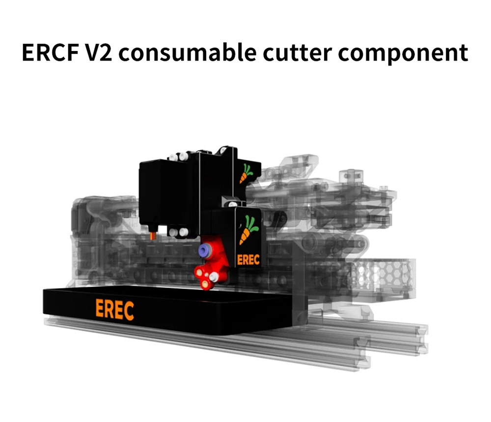 FYSETC ERCF V2 Filament Cutter Kit for ERCF V2.0 Voron 2.4 Trident, without Survo