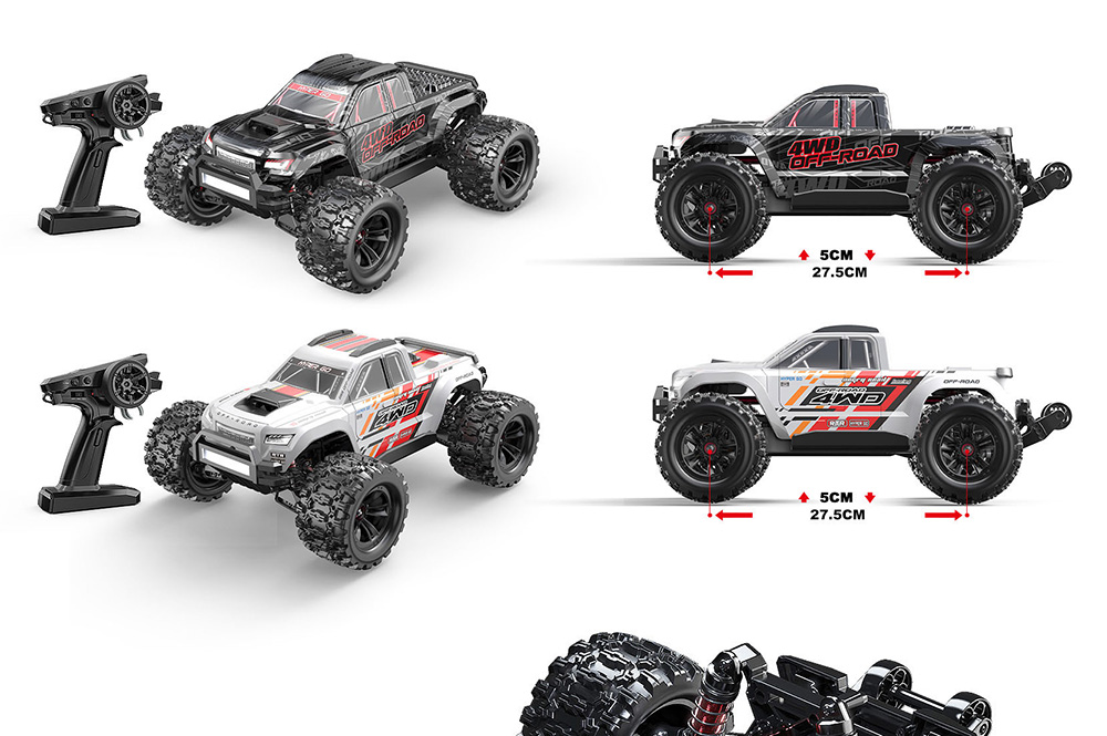 MJX 10208 1/10 RC Car 4WD Brushless High Speed 4WD RC Vehicle