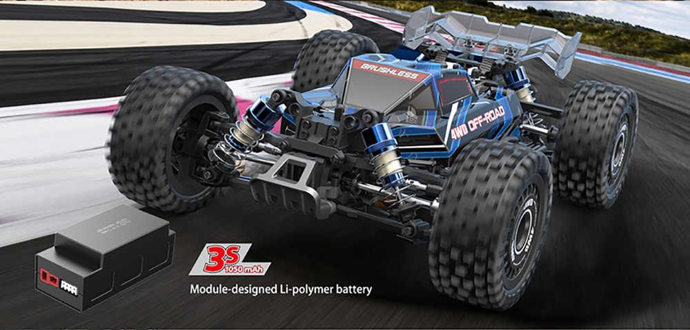 MJX 16210 1/16 RC Car Brushless High Speed RC Vehicle Toy