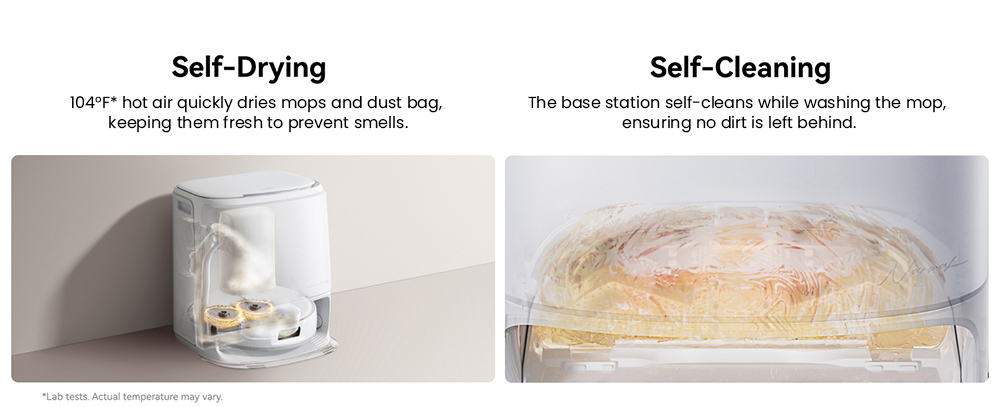 NARWAL Freo Z10 Robot Vacuum and Mop, Tangle Free, 15,000Pa Suction, Adapts to Hard-to-Reach Areas, Self-Emptying, Mop Washing & Drying, Obstacle Avoidance, for Pet Hair & Hard Floor, White
