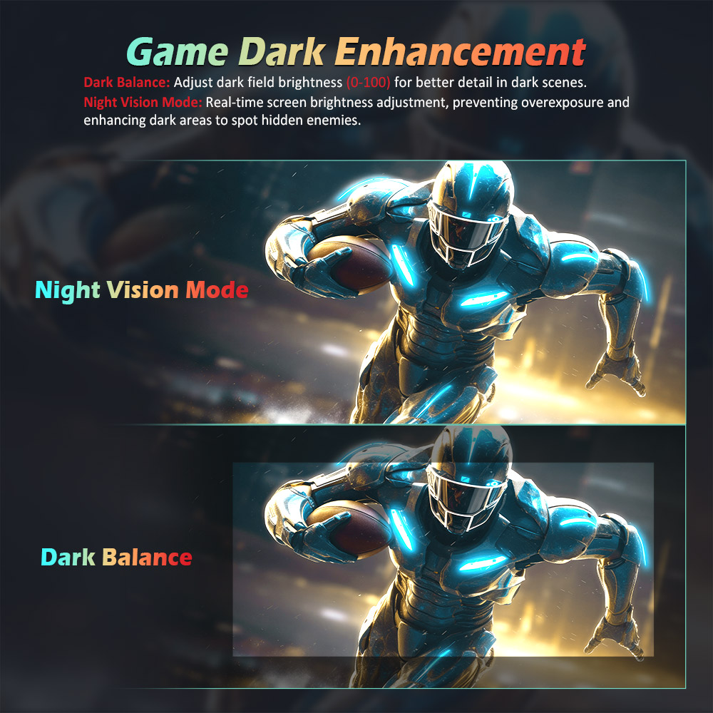 Refurbished TITAN ARMY P2510G Gaming Monitor, 24.5'' 1920*1080 FAST IPS Screen, 180Hz Refresh Rate, HDR10, 99% sRGB, 1ms GTG, Adaptive Sync, Dynamic OD, Game Assist, 8 Scene Modes, Hardware Low Blue Light, 1*HDMI2.0 1*DP1.4 1* Audio