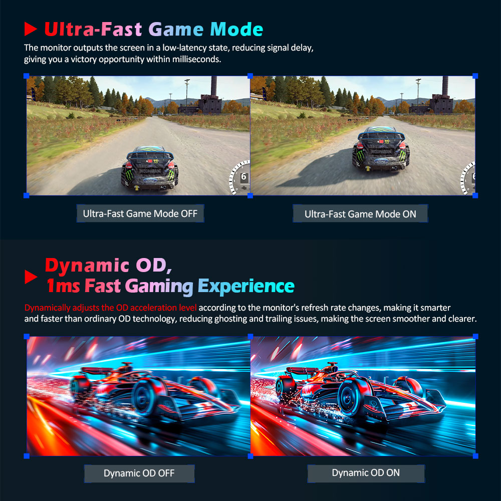 Refurbished TITAN ARMY P2510HS Gaming Monitor, 24.5-inch 1920*1080 CSOT Fast IPS Screen, 300Hz Refresh Rate, HDR400, 121% sRGB, 1ms GTG Response Time, Adaptive-Sync, Hardware Low Blue Light