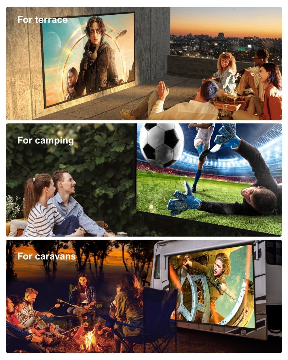 Ultimea Photon E-ALR 120 Zoll Projektionsleinwand, 2.0 Gain-Wert, 120° Betrachtungswinkel