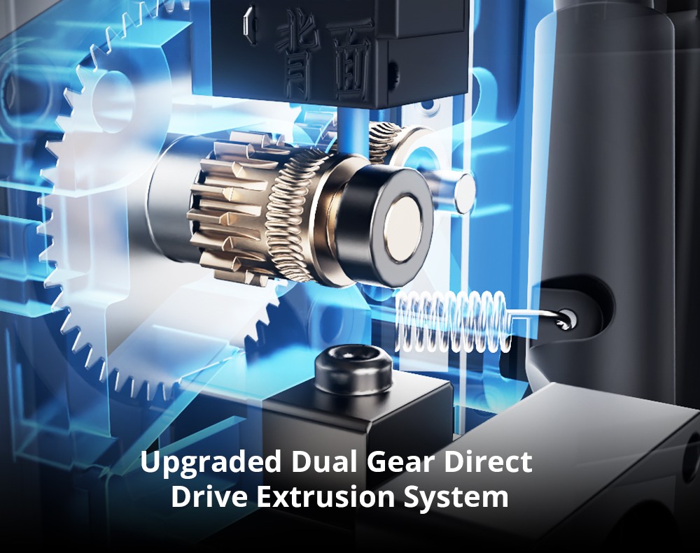 FLSUN T1 Delta Ultra High-Speed 3D Printer, 1000mm/s Printing Speeds, 260*260*330mm, CPAP High-Pressure Turbo Fan, Al Camera, Auto-leveling, High-Temp Hot End Kit, Dual Gear Direct Drive Extruder - EU Plug