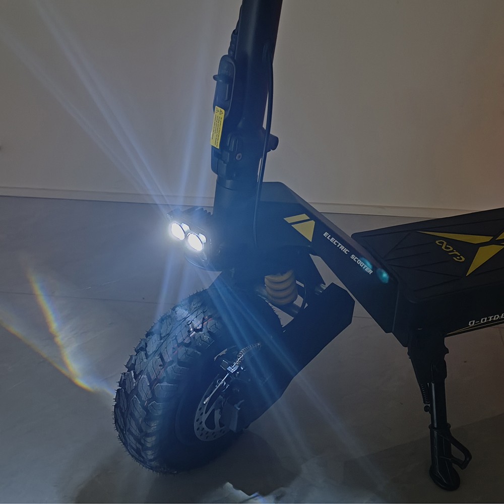 OOTD T10 Electric Scooter, 500W Motor, 48V 13AH Battery, 11 inch Vacuum Tires, 50km/h Max Speed, 45km Range, Front & Rear Disc Brakes, Front & Rear Spring Shock Absorber