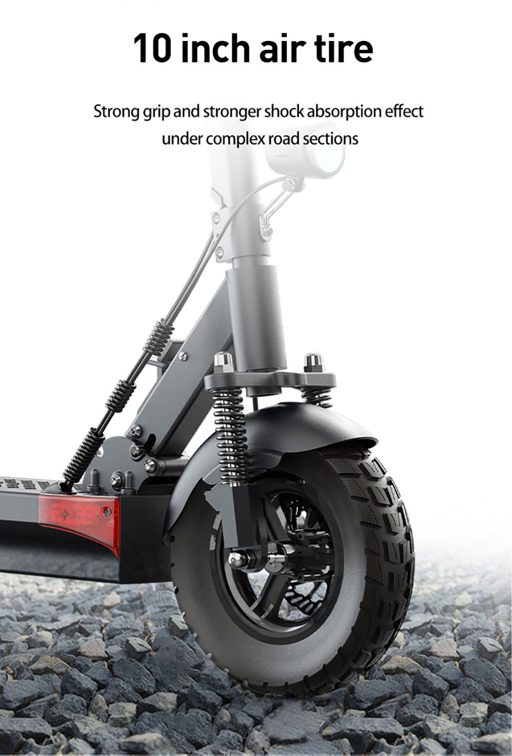 JOYOR Y6-S Electric Scooter 18Ah Battery 500W Motor Up to 60KM Range 10 Inch Wheel 40Km/h Max Speed