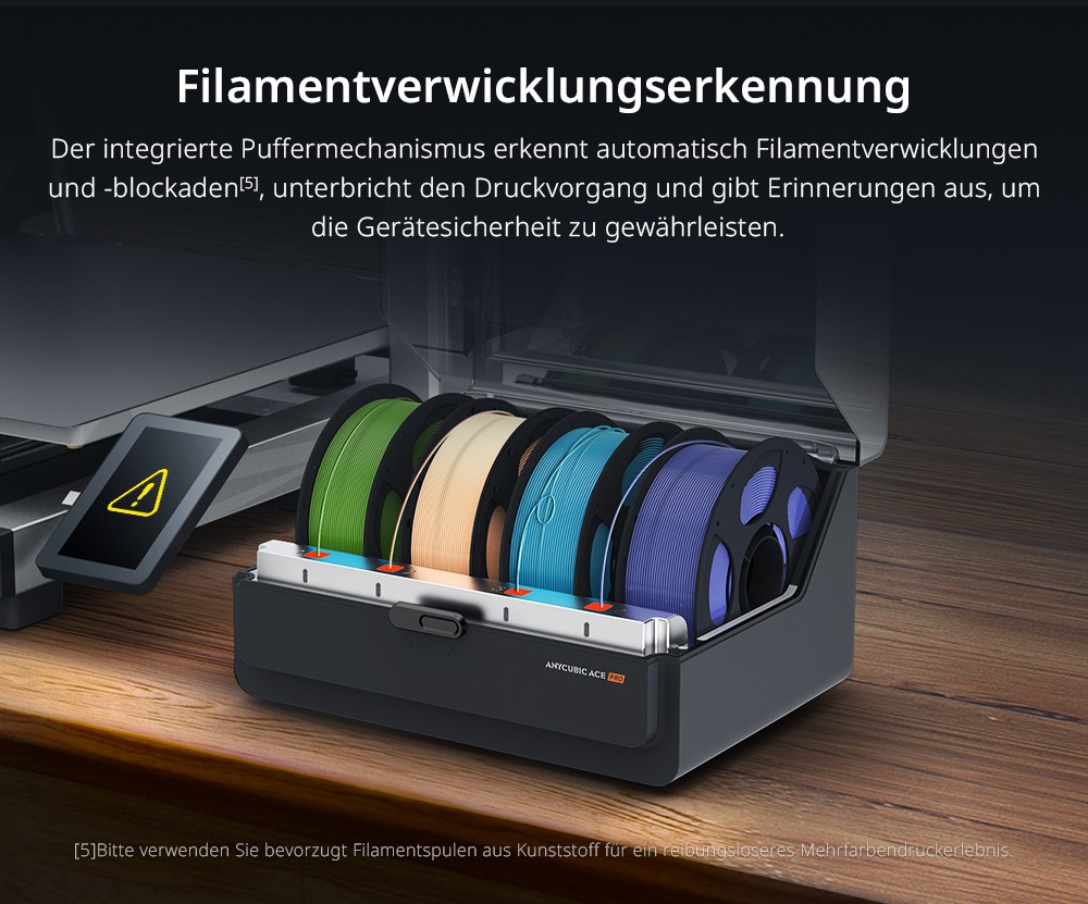 Anycubic Kobra 3 Max Combo 3D-Drucker, bis zu 8-Farben-Druck, ACE Pro Color Engine, 600 mm/s Hochgeschwindigkeitsdruck, automatische Nivellierung und Anti-Step-Lost, 420 x 420 x 500 mm