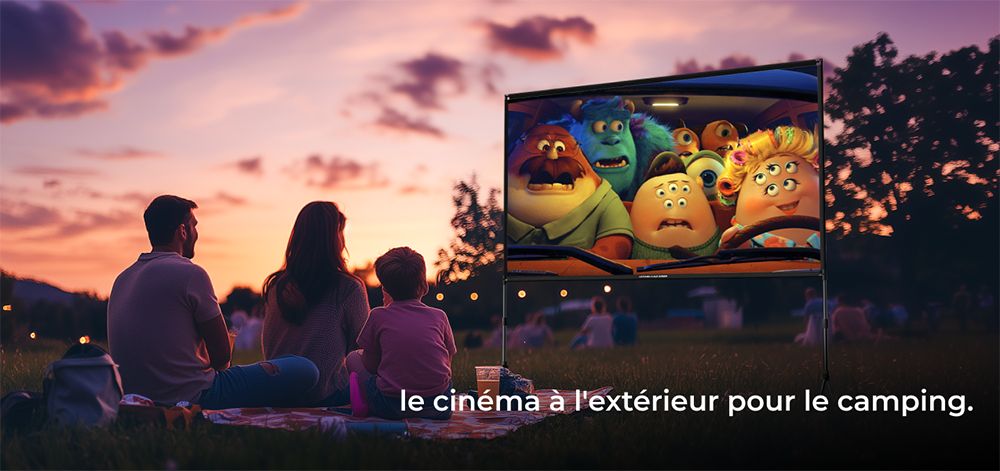 Écran de projection Ultimea Photon E-ALR 100 pouces avec support
