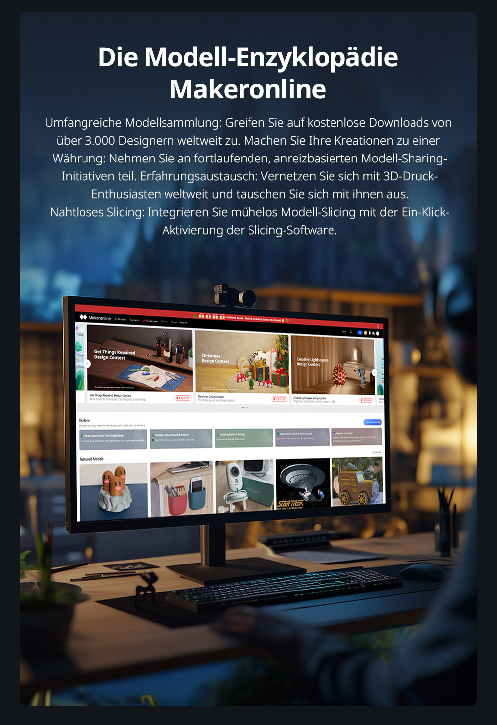 Anycubic Kobra 3 Max Combo 3D-Drucker, bis zu 8-Farben-Druck, ACE Pro Color Engine, 600 mm/s Hochgeschwindigkeitsdruck, automatische Nivellierung und Anti-Step-Lost, 420 x 420 x 500 mm