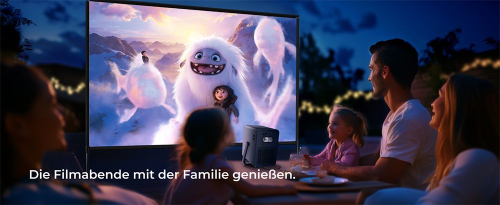 Ultimea Photon E-ALR 120 Zoll Projektionsleinwand mit Ständer