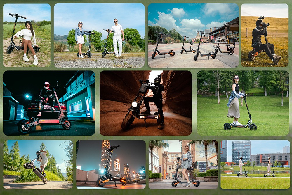 Kukirin A1 Folding Electric Scooter, 800W Motor, 48V 13Ah Battery, 10 inch Vacuum Tire, 45km/h Max Speed, 45km Range, Front & Rear Disc Brake, Front & Rear Shock Absorption