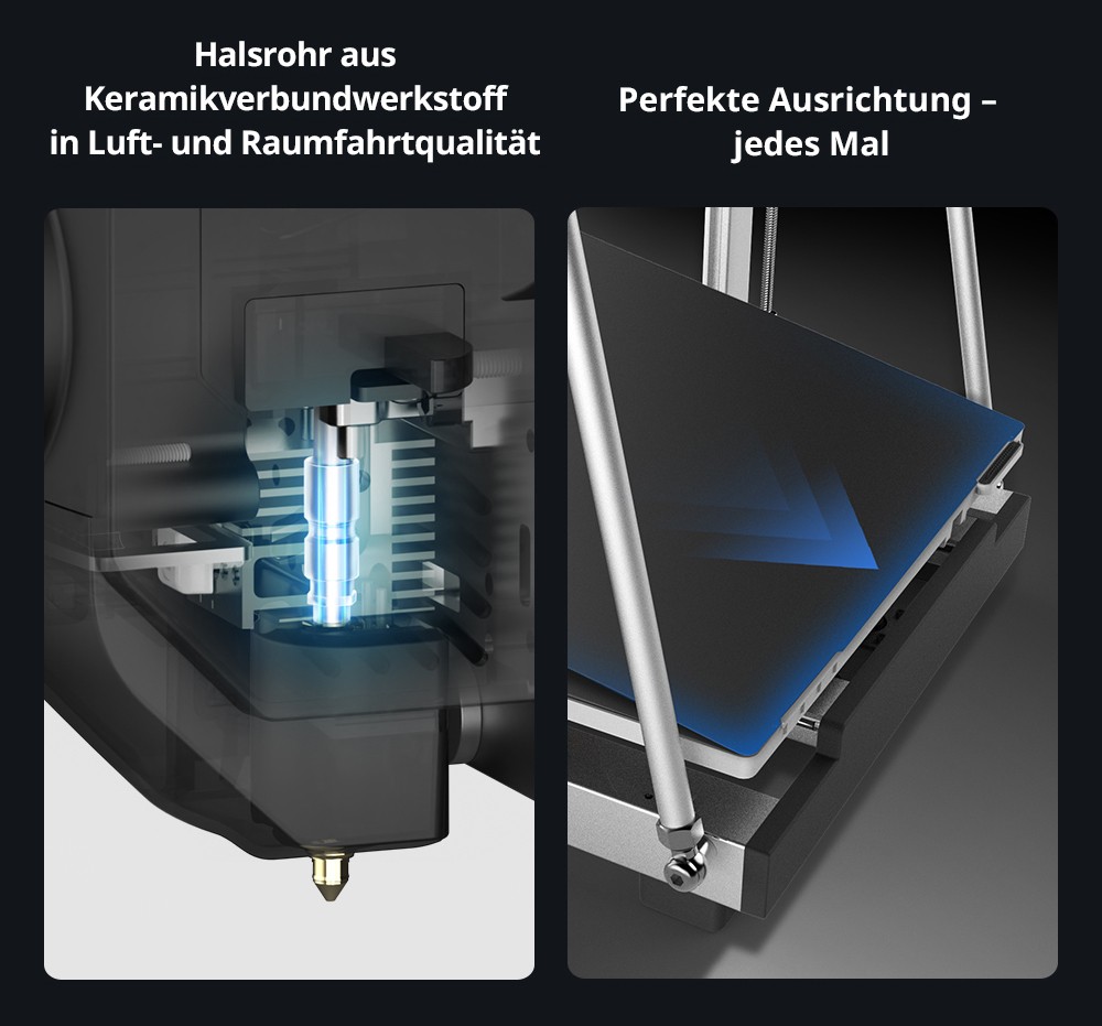 Anycubic Kobra 3 Max Combo 3D-Drucker, bis zu 8-Farben-Druck, ACE Pro Color Engine, 600 mm/s Hochgeschwindigkeitsdruck, automatische Nivellierung und Anti-Step-Lost, 420 x 420 x 500 mm